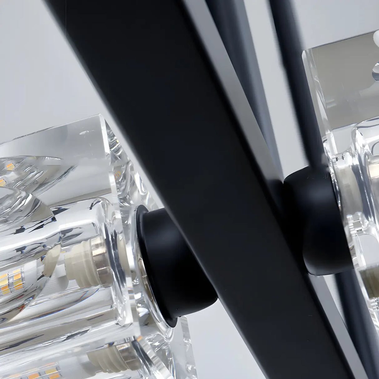 Modern Gold Crystal Linear Chandelier for Dining Room Image - 14