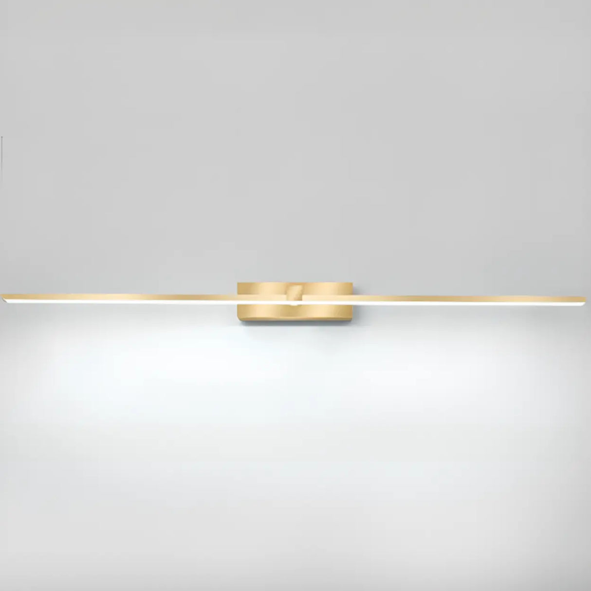 Modern Gold LED Linear Vanity Light Fixture Image - 13