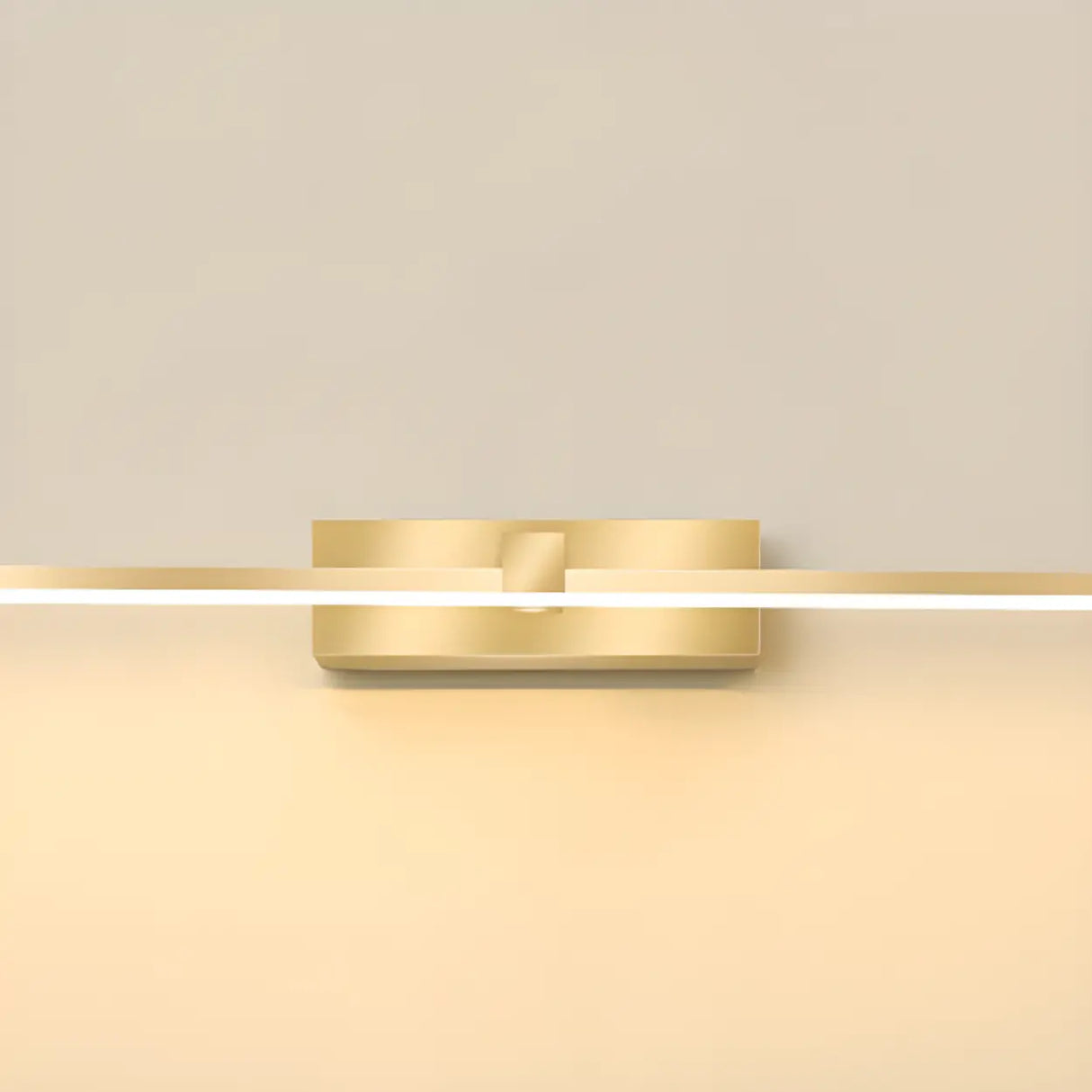 Modern Gold LED Linear Vanity Light Fixture Image - 17