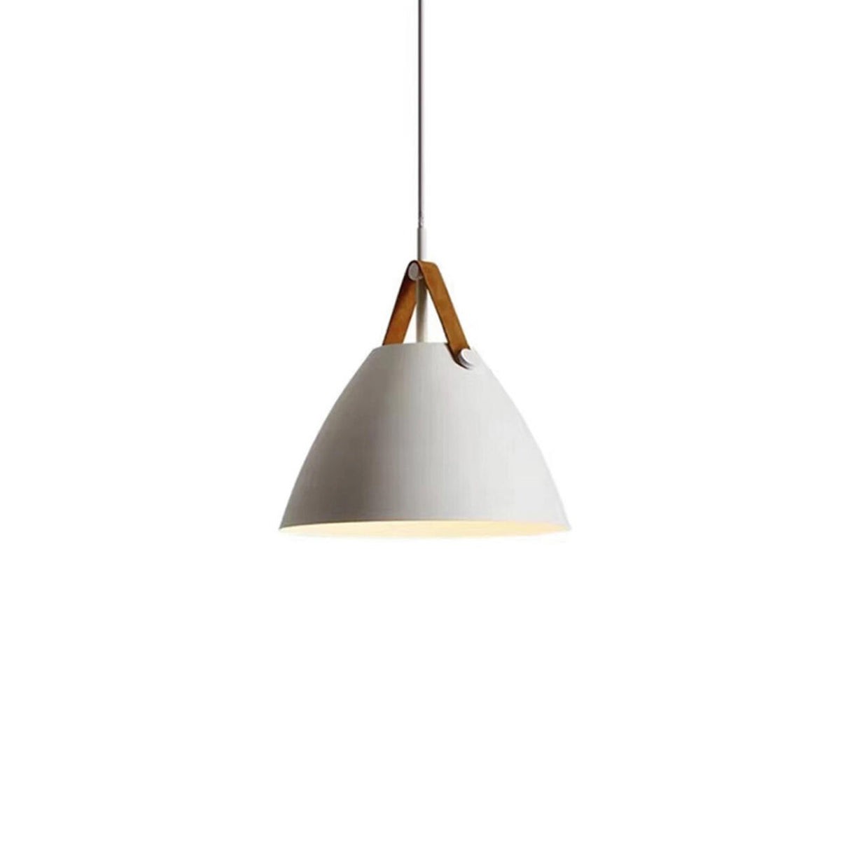 Modern Iron Cone Pendant Light Adjustable Cord Image - 15