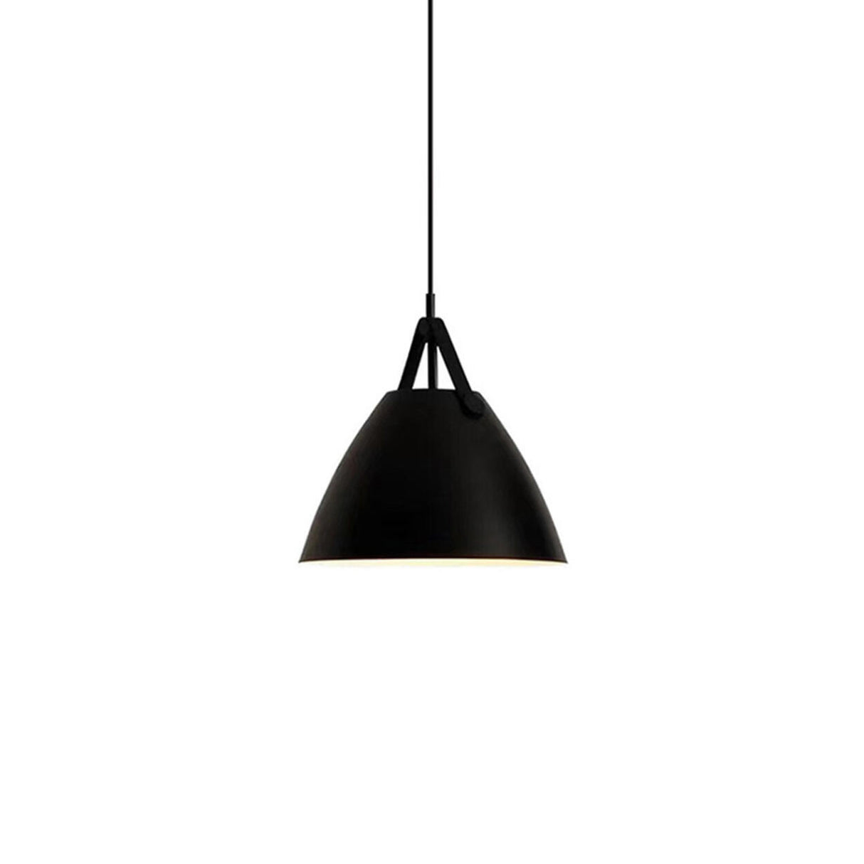 Modern Iron Cone Pendant Light Adjustable Cord Image - 2