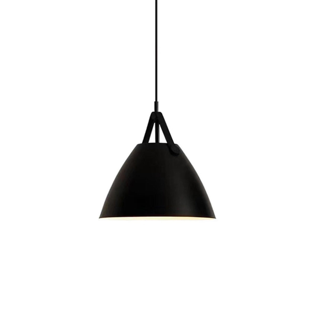 Modern Iron Cone Pendant Light Adjustable Cord Image - 6