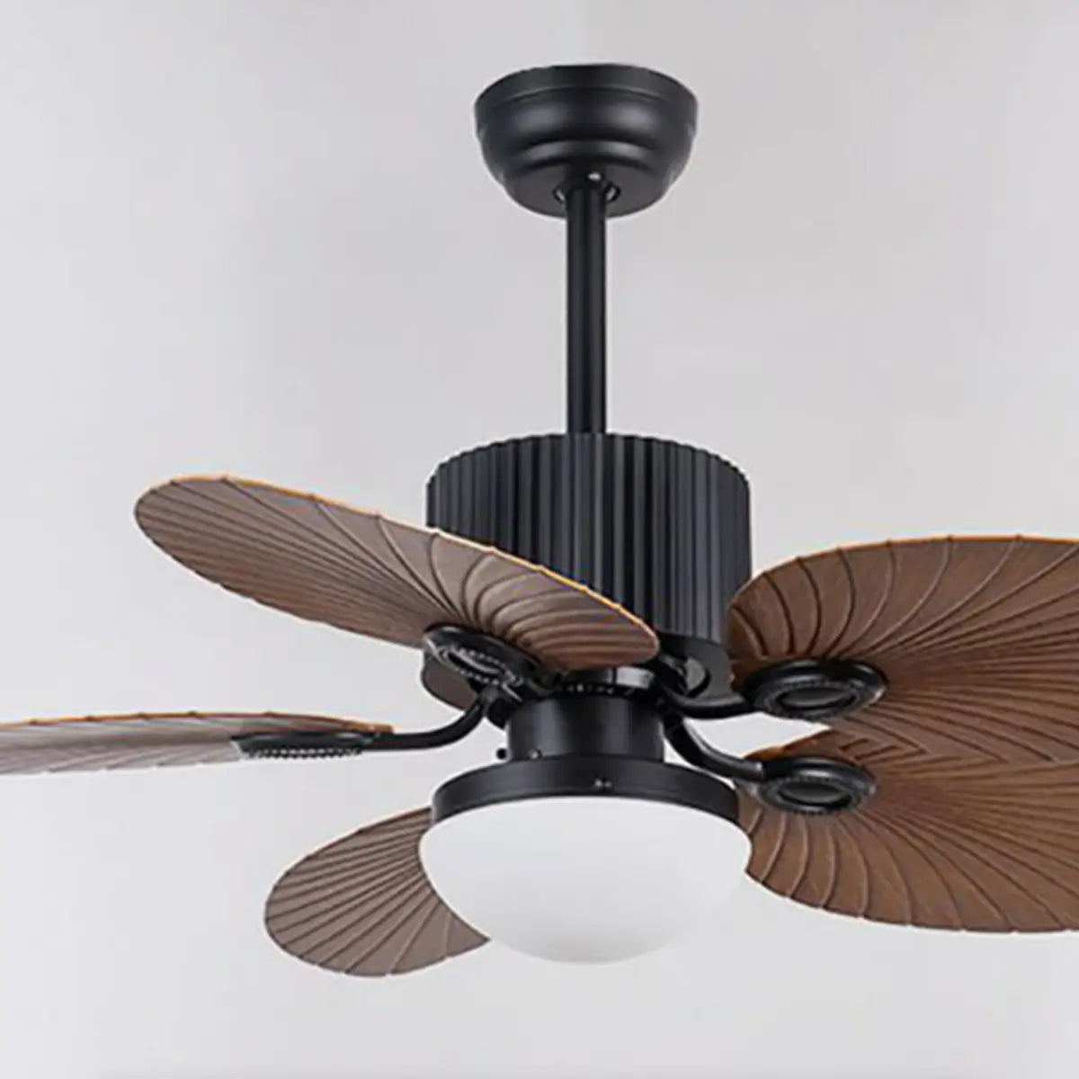 Chic Leaf Shape Blade Remote Ceiling Fan with Light Image - 10