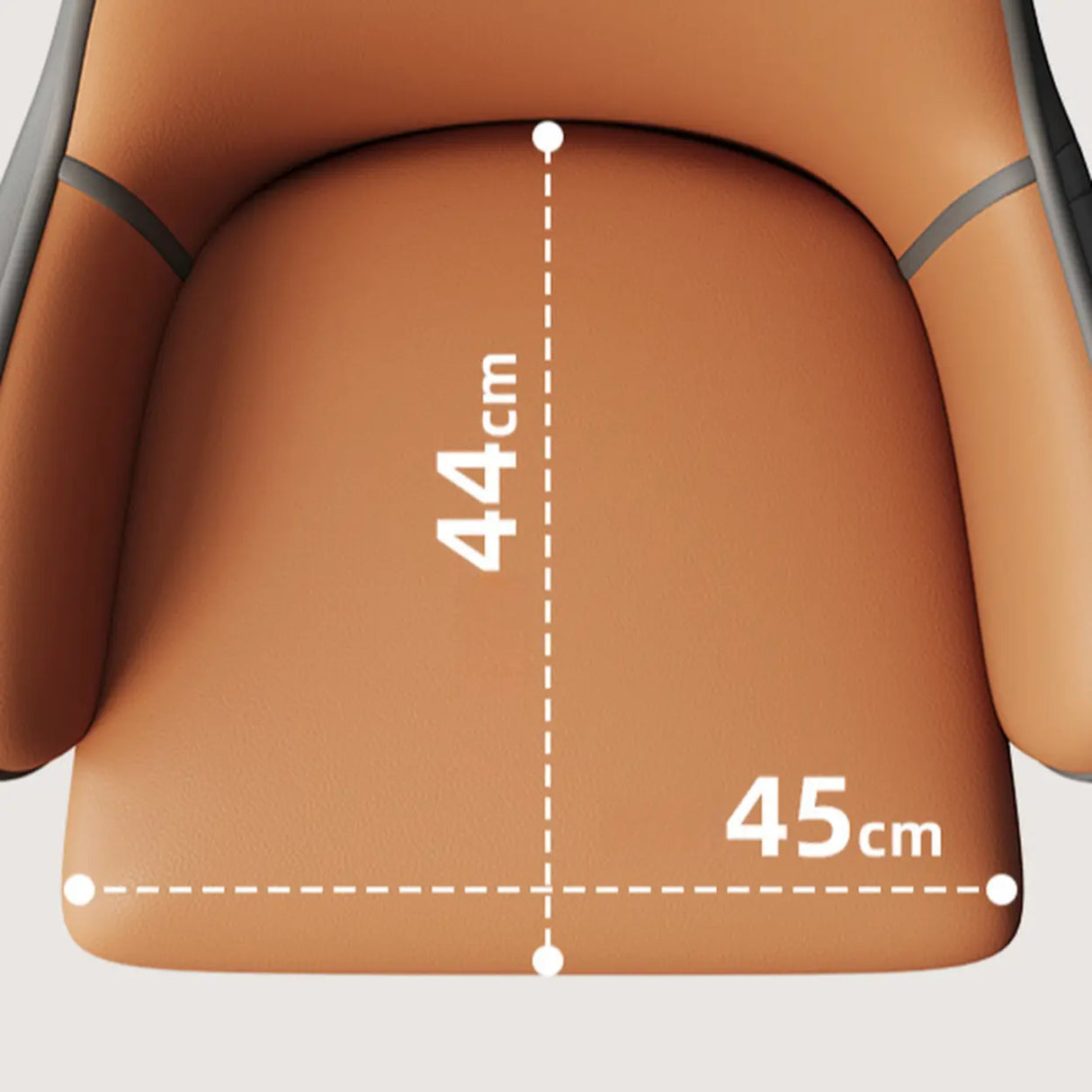 Modern Leather Upholstered Dining Chair with Armrests Image - 10