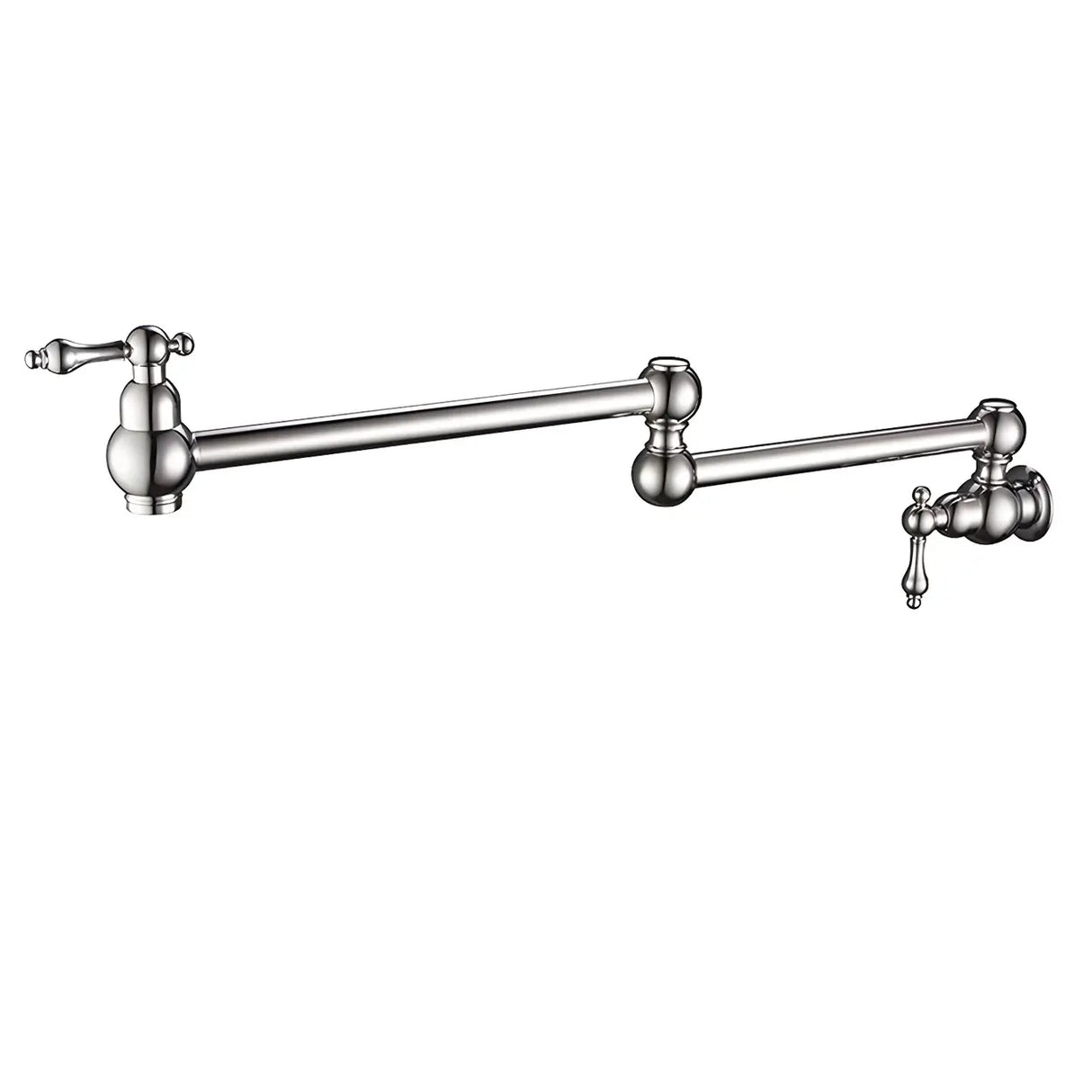 Modern Lever Handles Wall Mount Pot Filler Faucets Image - 17