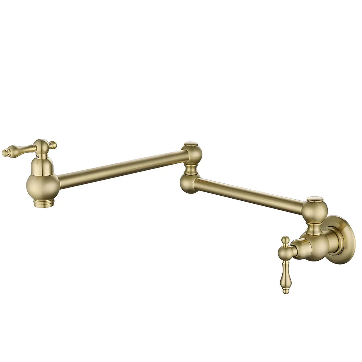 Modern Lever Handles Wall Mount Pot Filler Faucets Image - 6