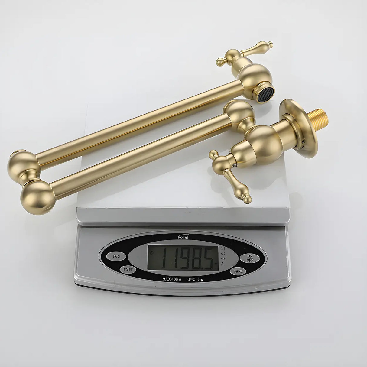 Modern Lever Handles Wall Mount Pot Filler Faucets Image - 8