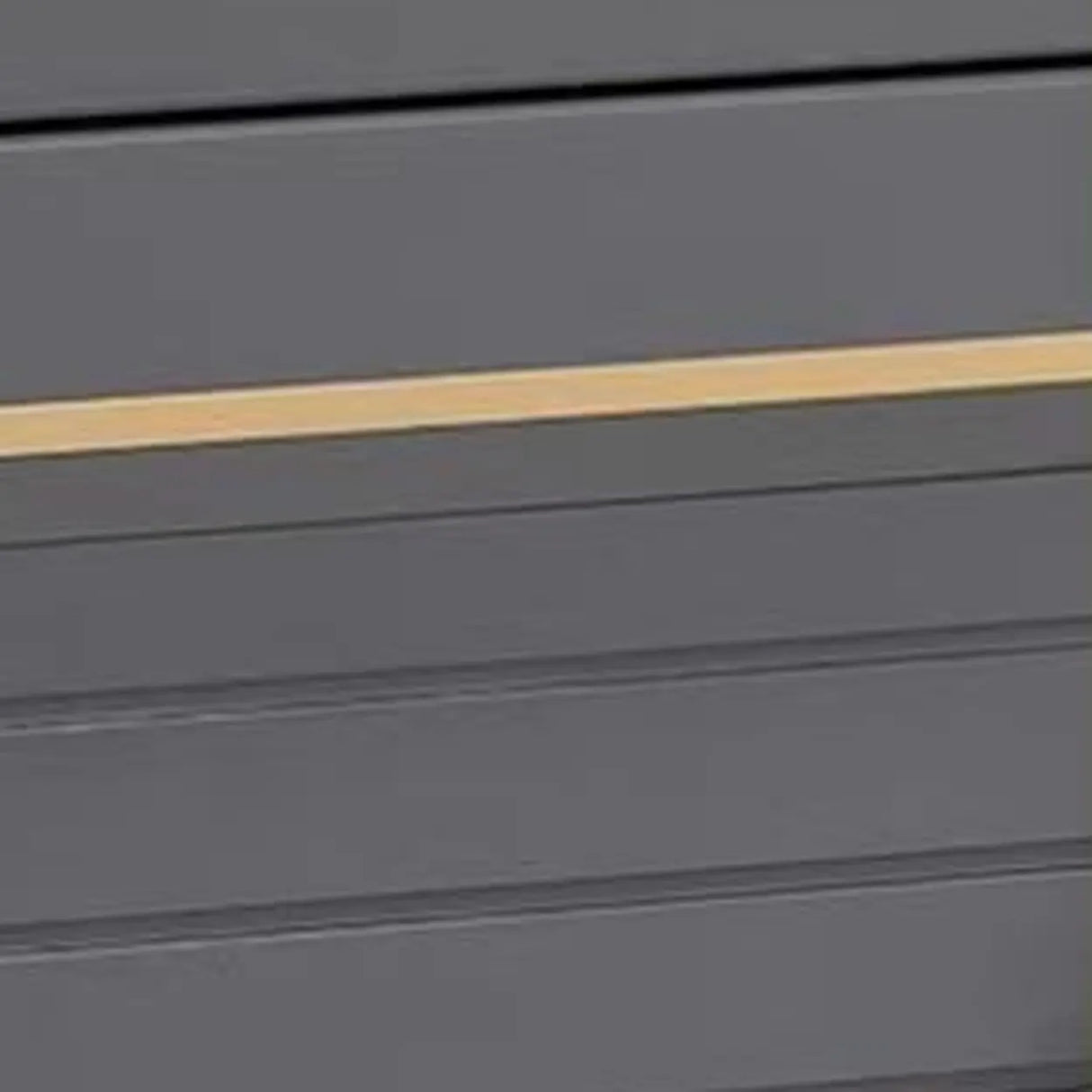 Modern Louver Wooden Entryway Gray Spacious Shoe Cabinet Image - 13