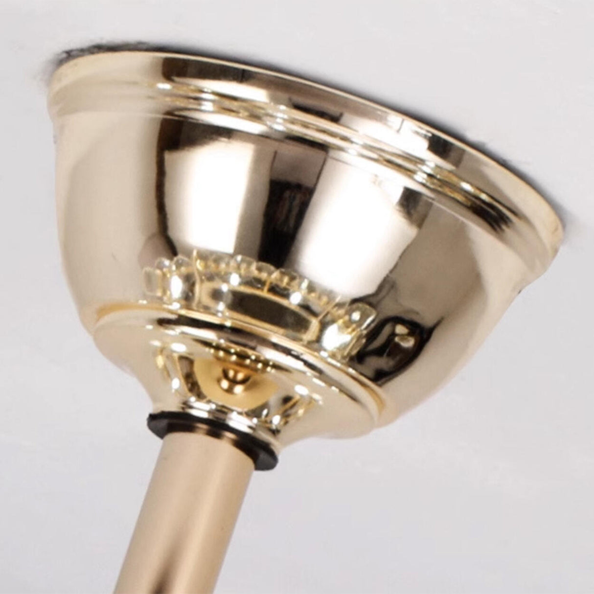 Modern Luxury Round Glass Chandelier Fan with Light Image - 11