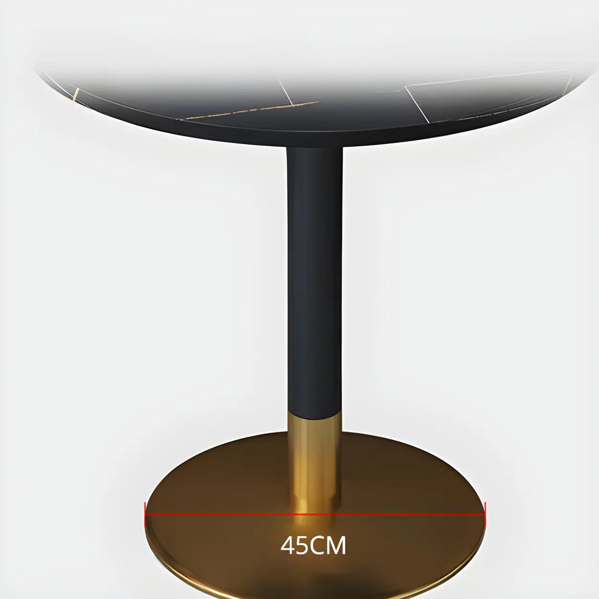 Modern Luxury Round Scratch Resistant Stone Dining Table Image - 8