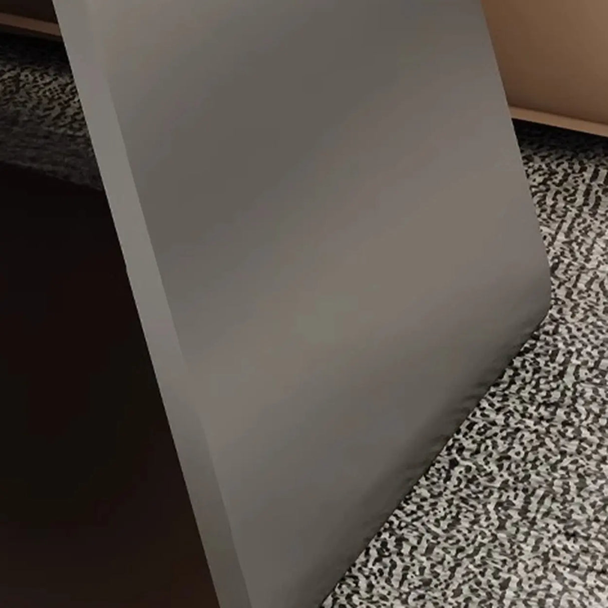 Modern Marble-Top C Table Side Table with Metal Base Image - 9