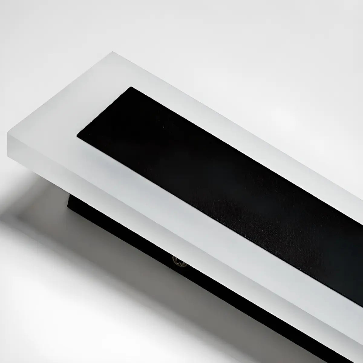 Modern Metal Long Strip Outdoor Wall Light Black Large Image - 14