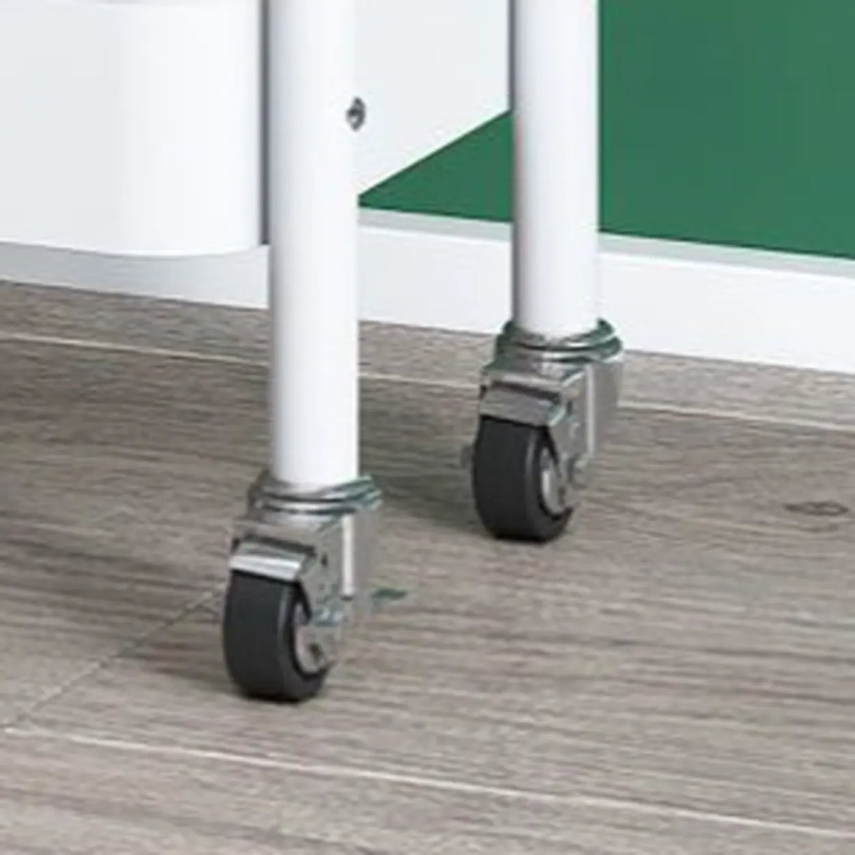 Modern Metal Portable Coat Rack with Storage Shelves Image - 3