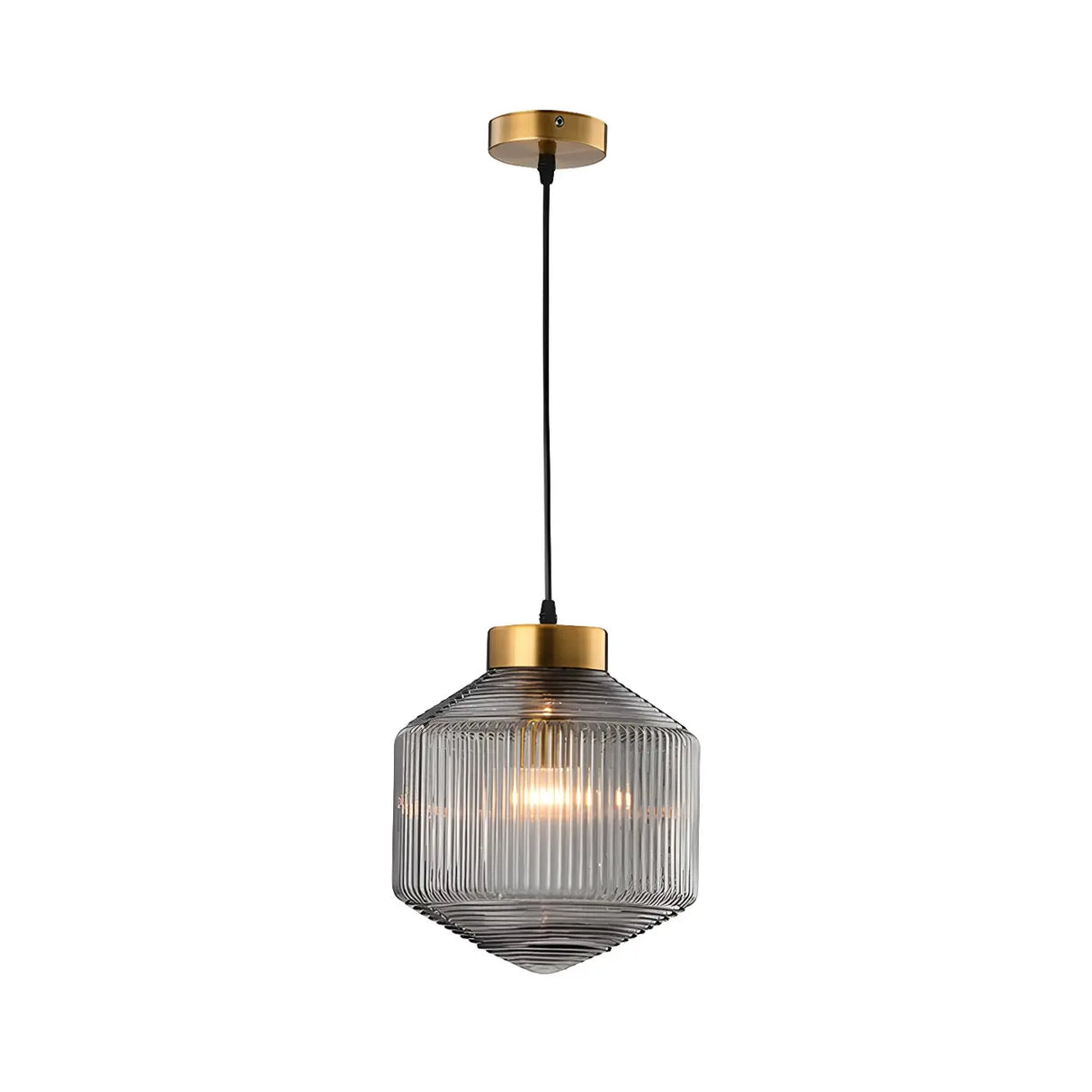 Modern Mini Geometric-Shaped Glass Pendant Light Image - 8