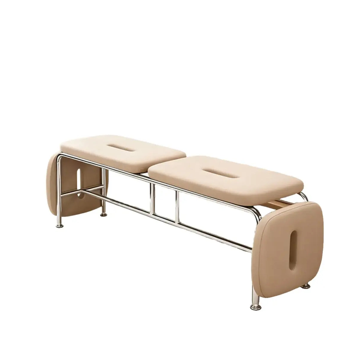 Modern Minimalist Bedroom Genuine Leather Entryway Bench Image - 14