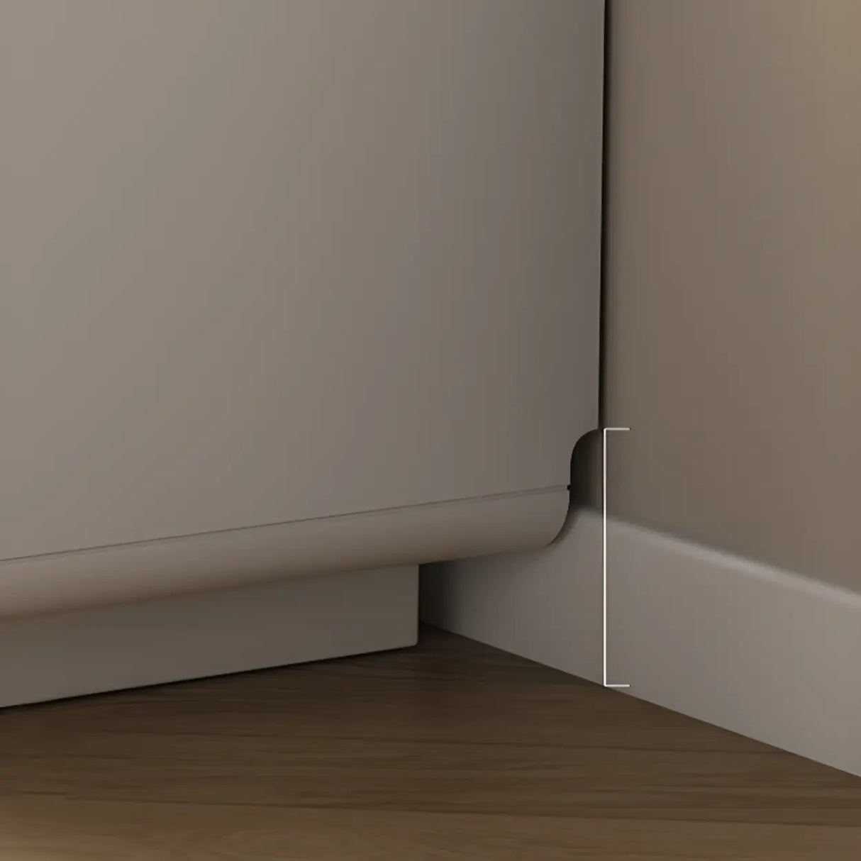 Modern Minimalist Beige TV Stand with Drawers Image - 6