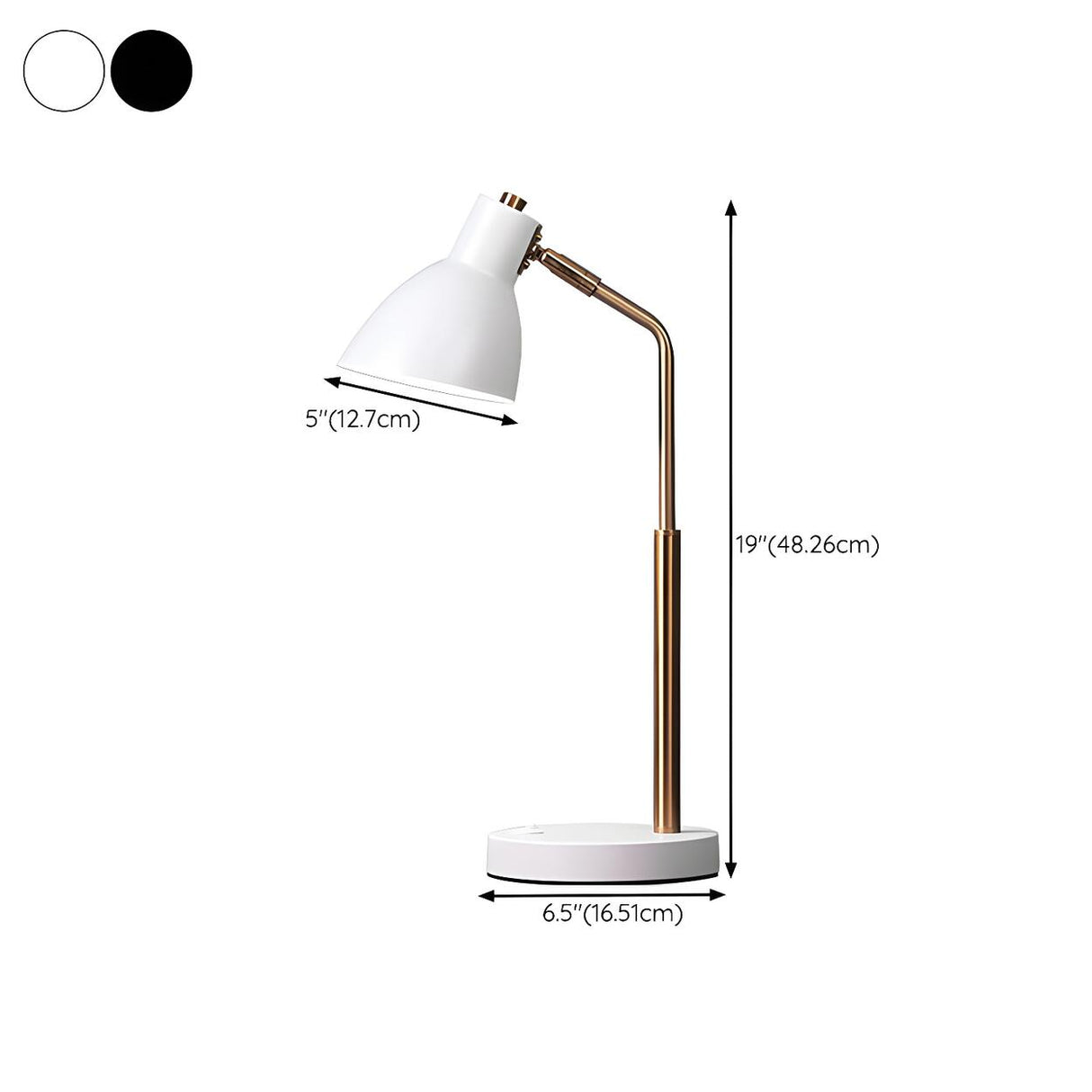 Modern Minimalist Black Plug-in Bedside Table Lamp