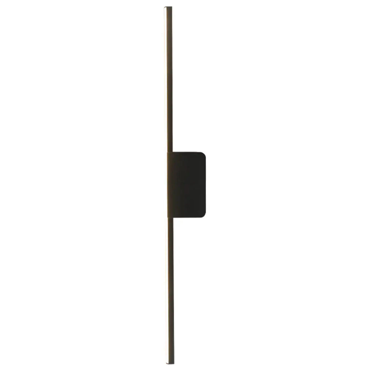 Modern Minimalist Black Up Down LED Vanity Light Image - 5