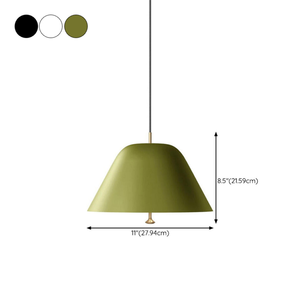 Modern Minimalist Cone Mixed Colors Glass Pendant Light