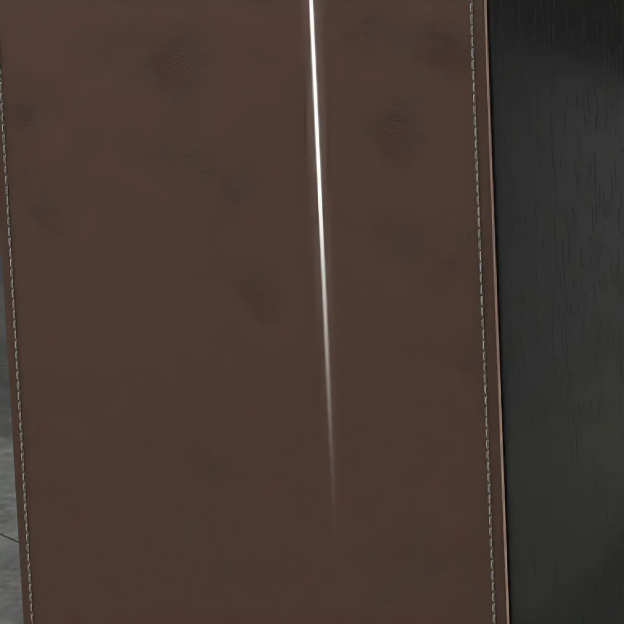 Modern Minimalist Curved Counter Height Wood Bar Table Image - 9