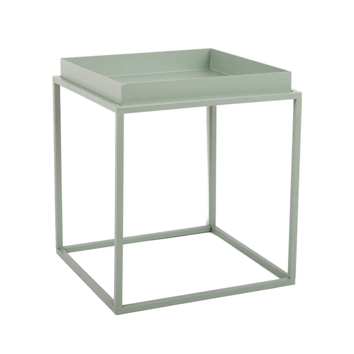 Modern Minimalist Metal Black Small Round Side Tables Image - 10