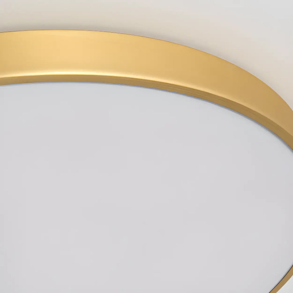 Modern Minimalist Round Gold LED Flush Mount Light Image - 14