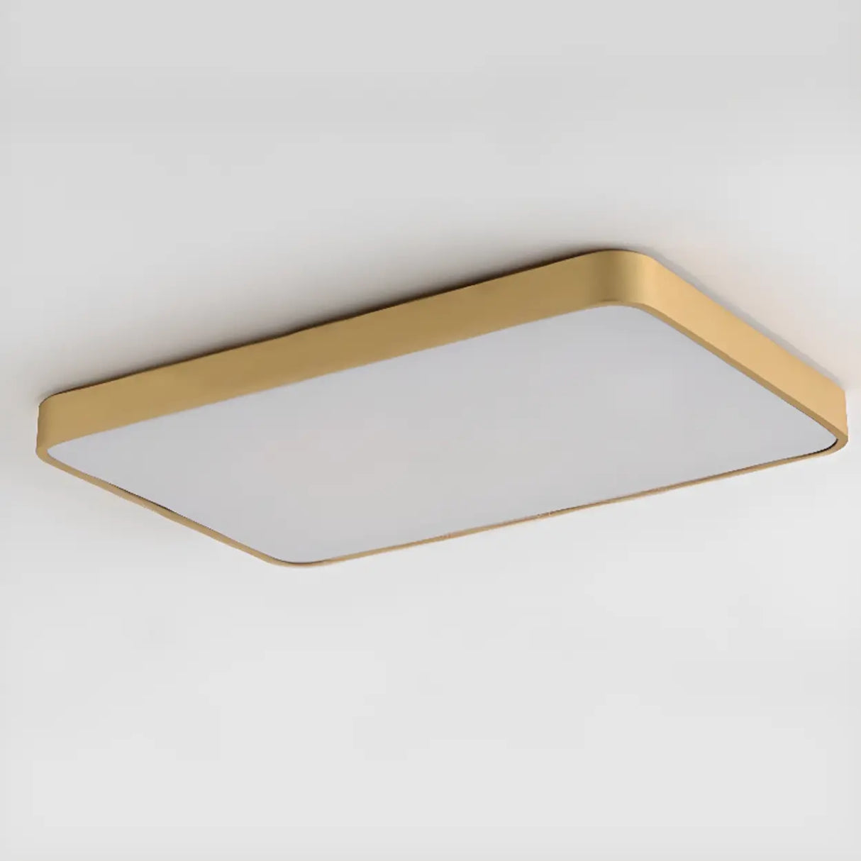 Modern Minimalist Round Gold LED Flush Mount Light Image - 9