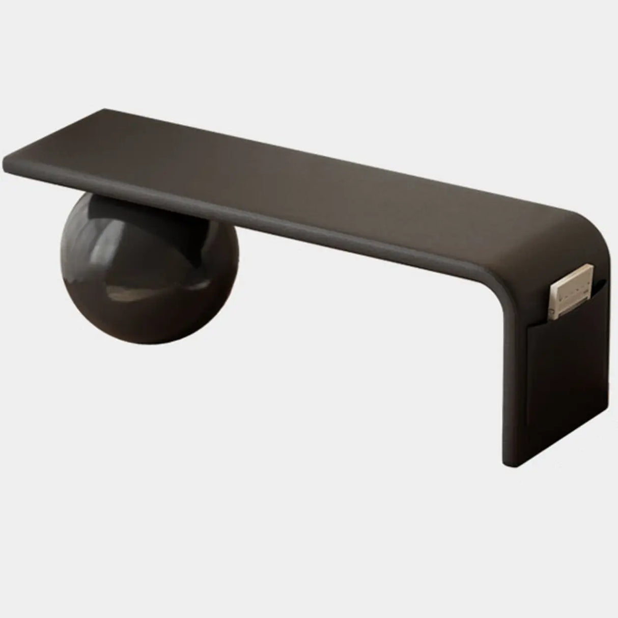 Modern Minimalist Sphere Leg Bench Set for Living Rooms Image - 10