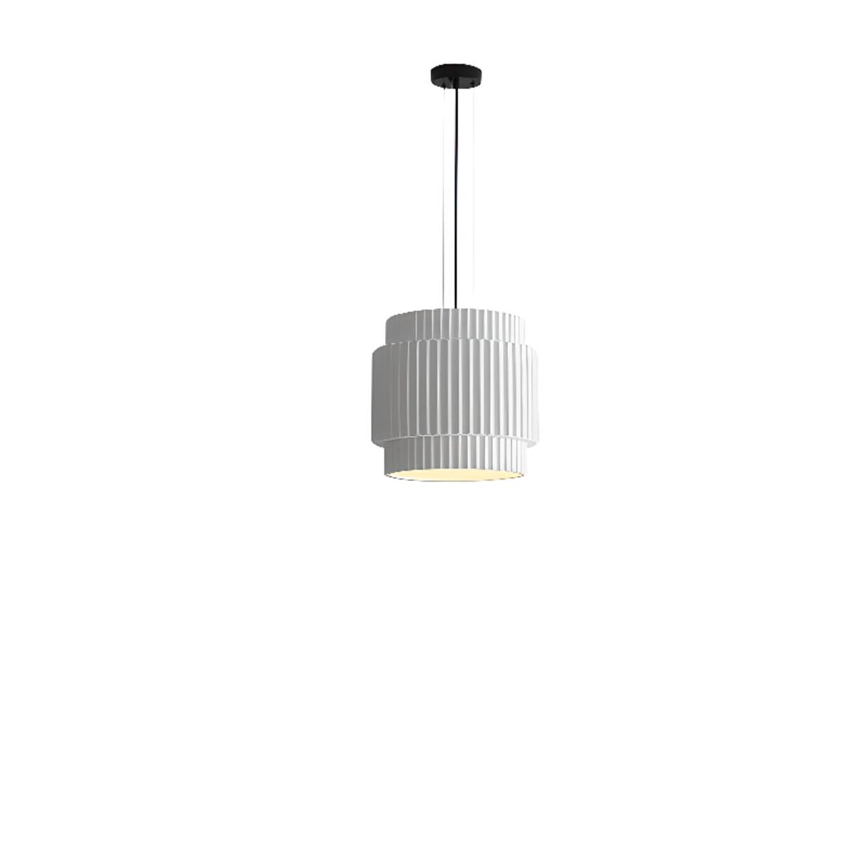 Modern Minimalist Tube Colorful Resin Pendant Light Image - 2