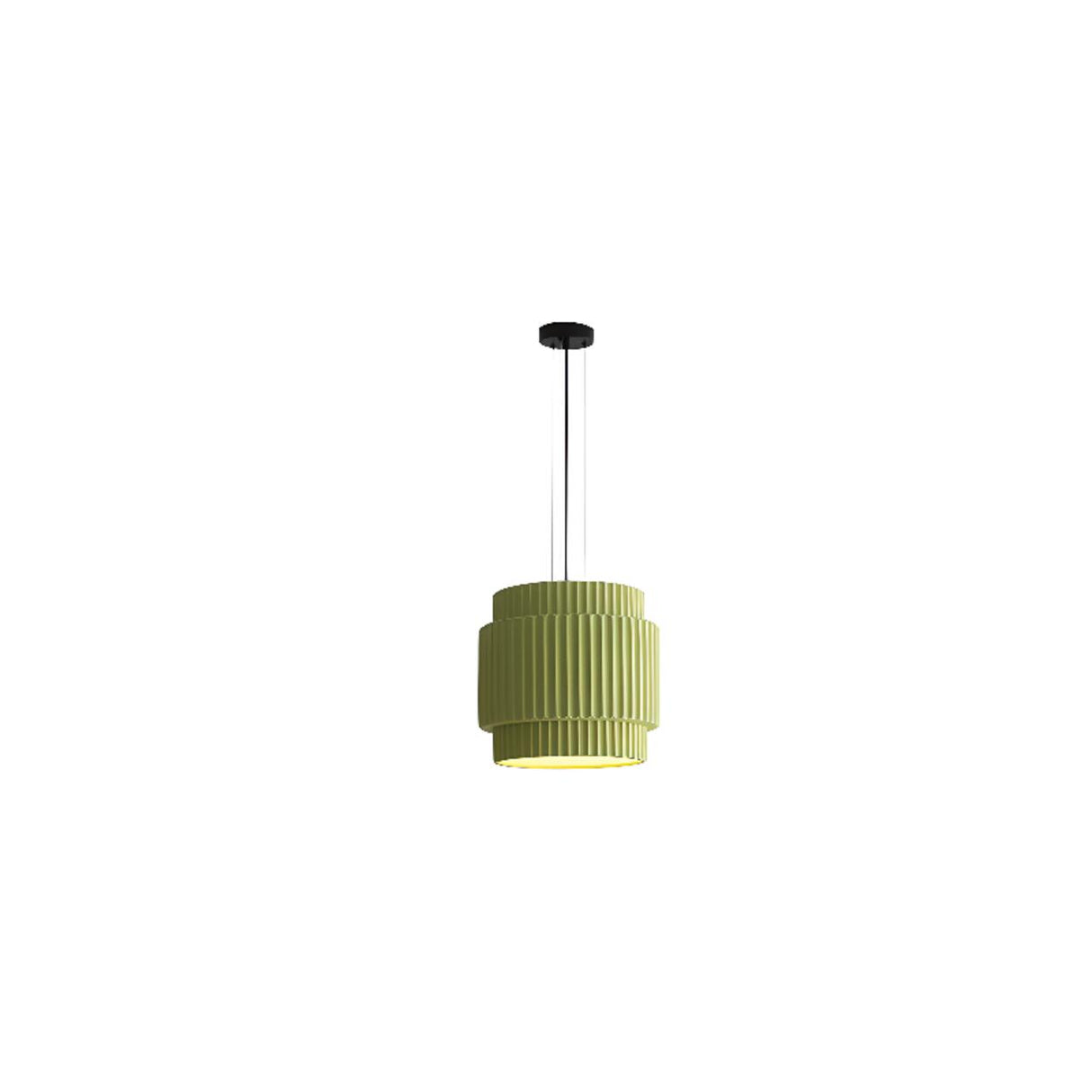 Modern Minimalist Tube Colorful Resin Pendant Light Image - 5