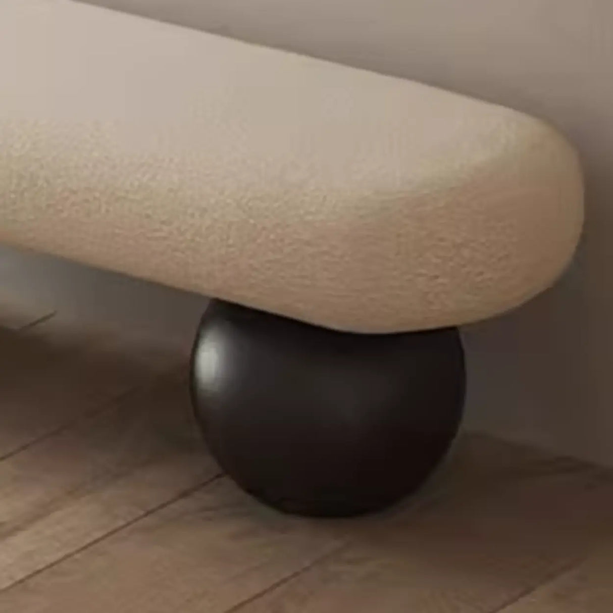 Modern Minimalist Upholstered Bench for Living Room Décor Image - 7