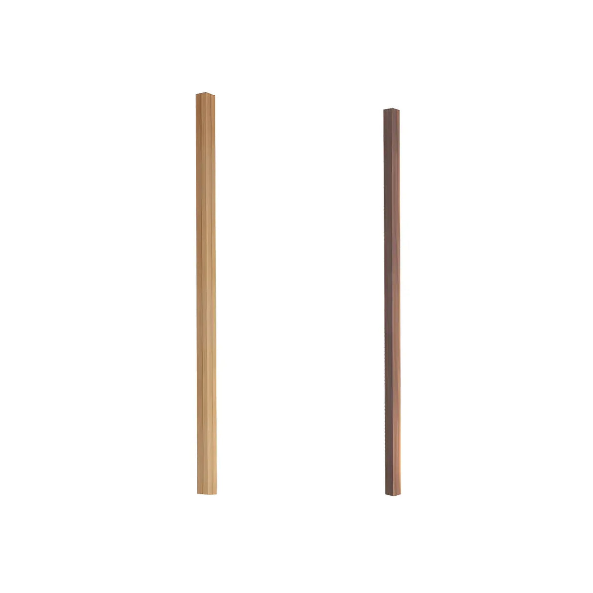 Modern Minimalist Vertical Wood Design Floor Lamp Image - 6