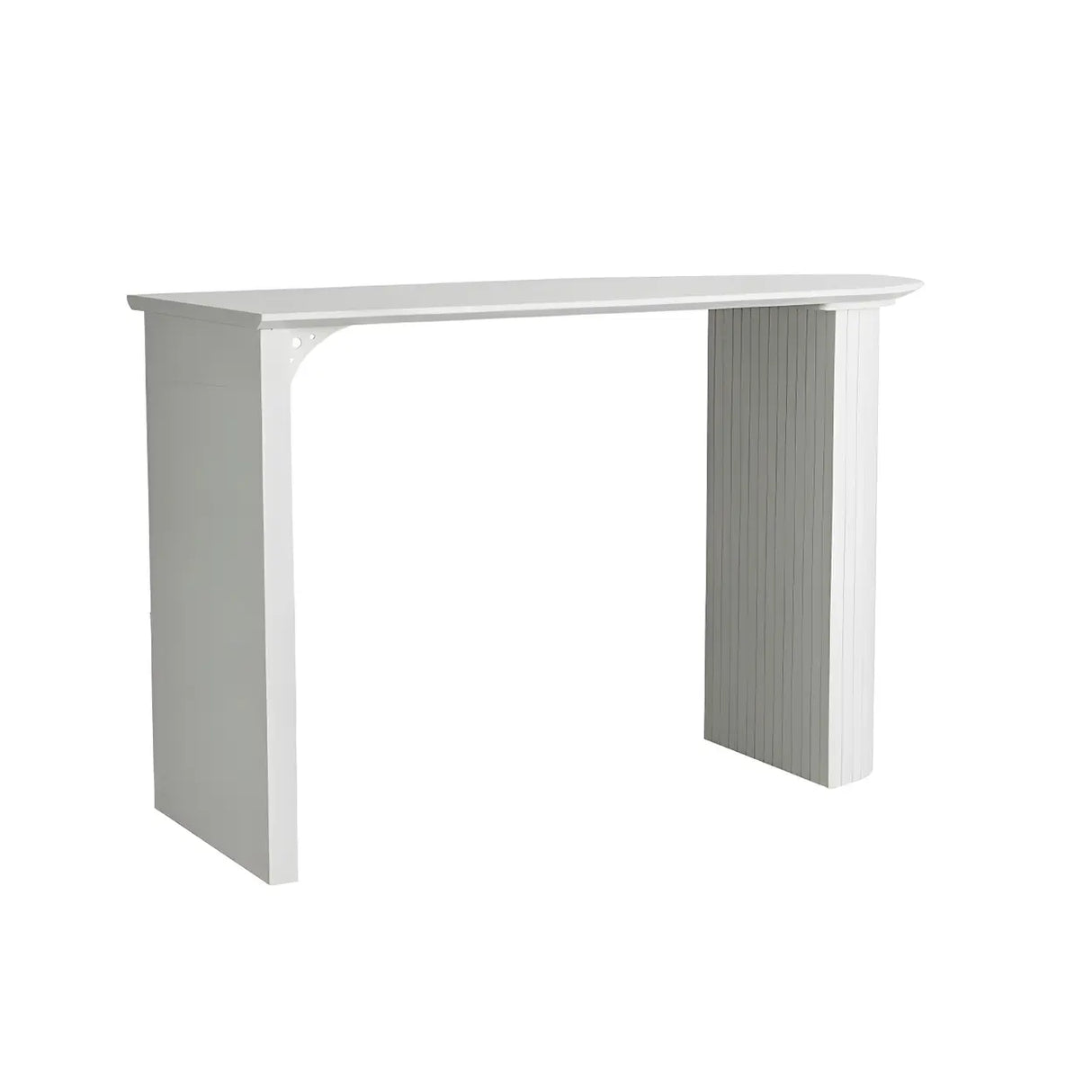 Modern Minimalist White Counter Height Bar Table Image - 5