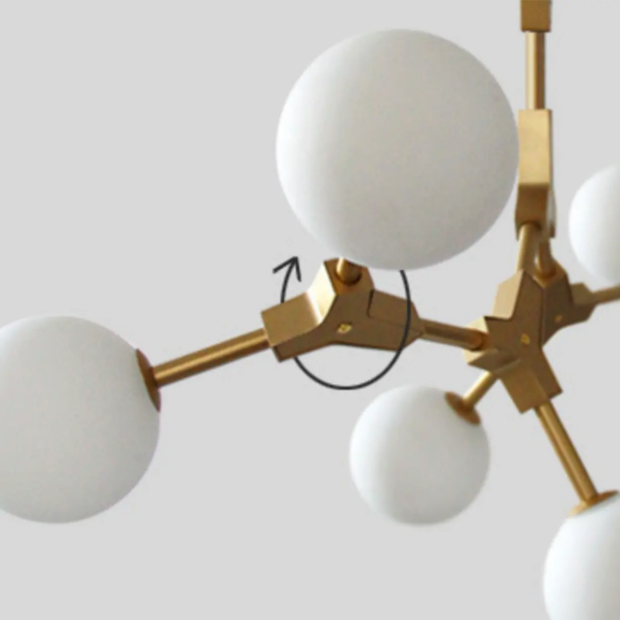 Modern Molecular 8-Light Globe Island Pendant Light Image - 11