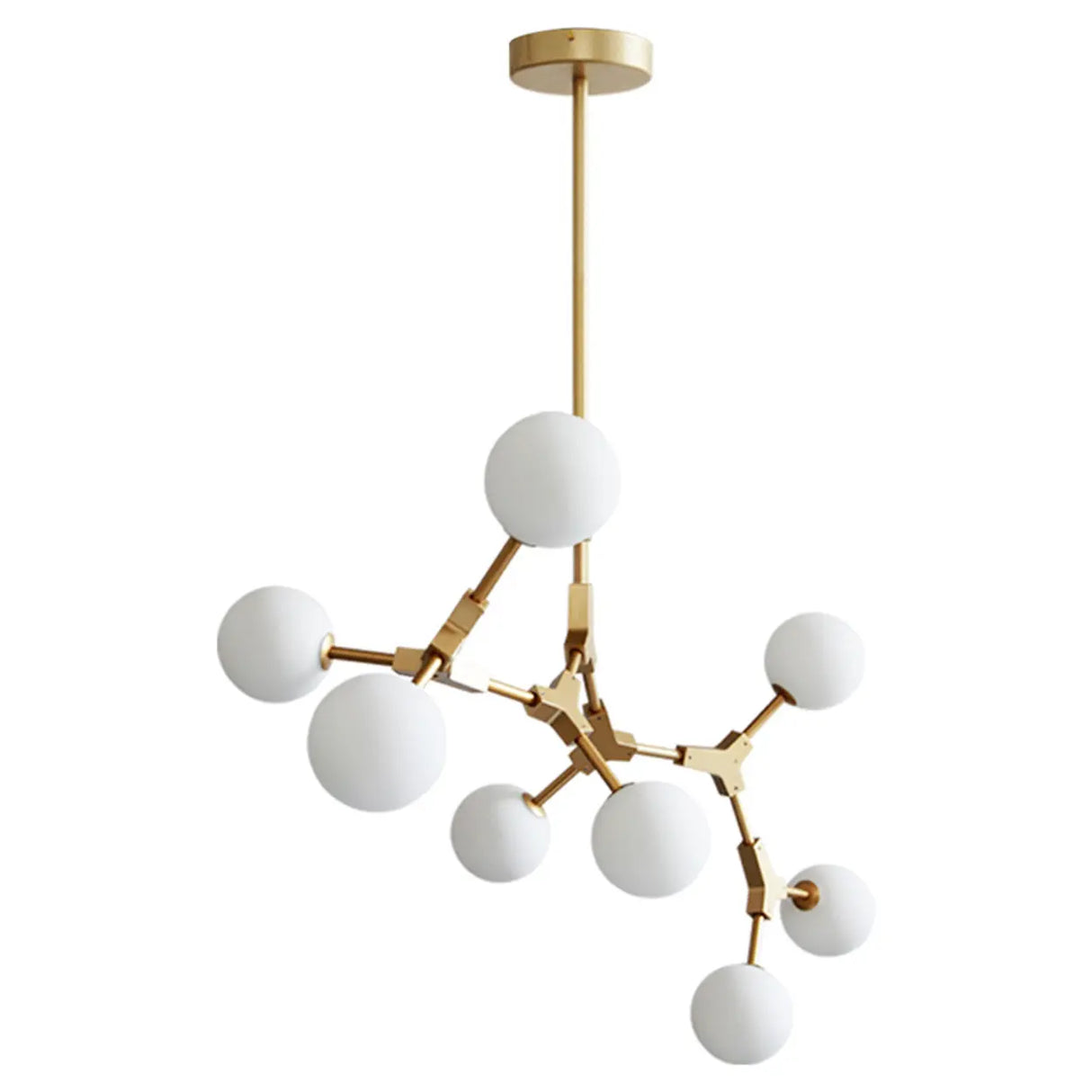 Modern Molecular 8-Light Globe Island Pendant Light Image - 6