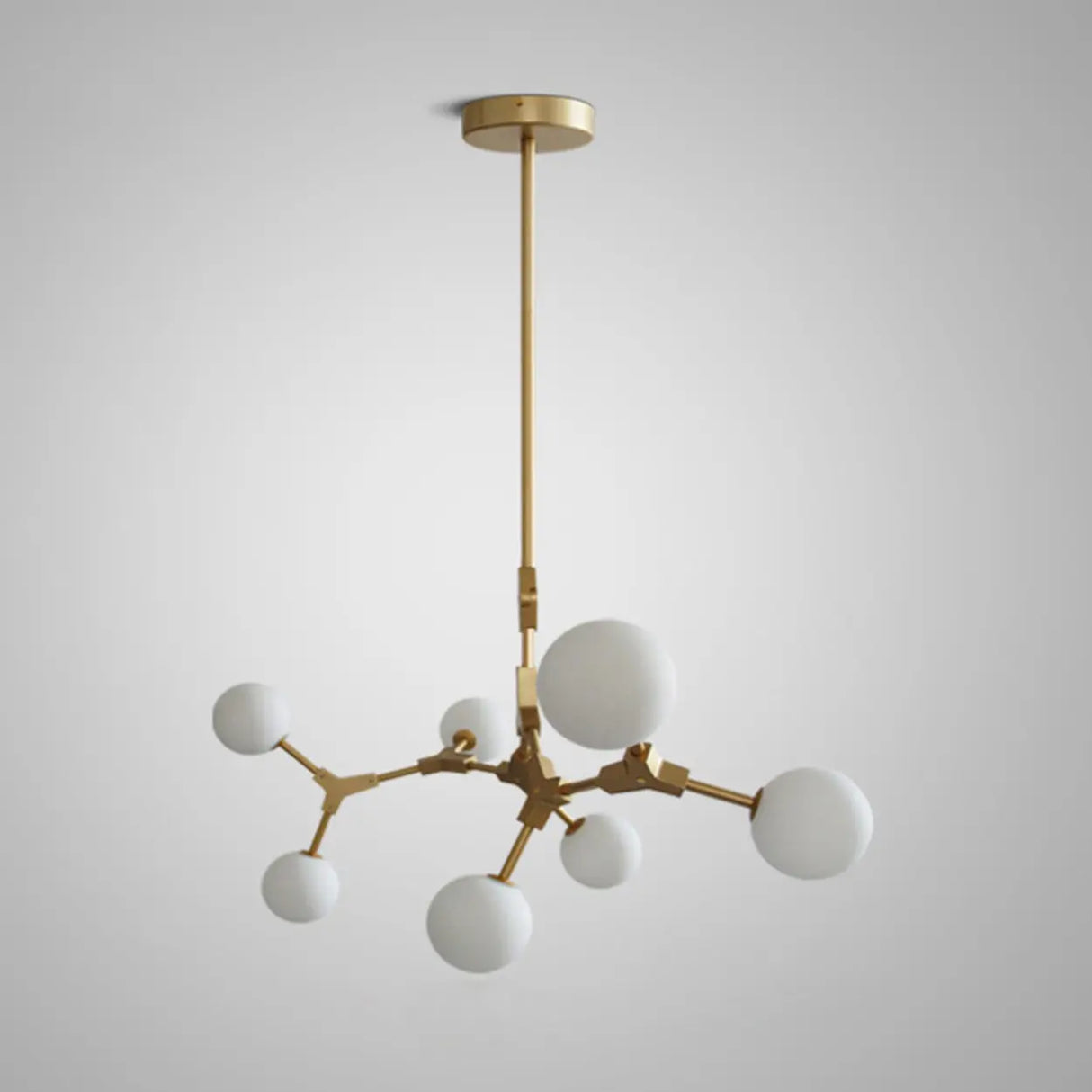 Modern Molecular 8-Light Globe Island Pendant Light Image - 8