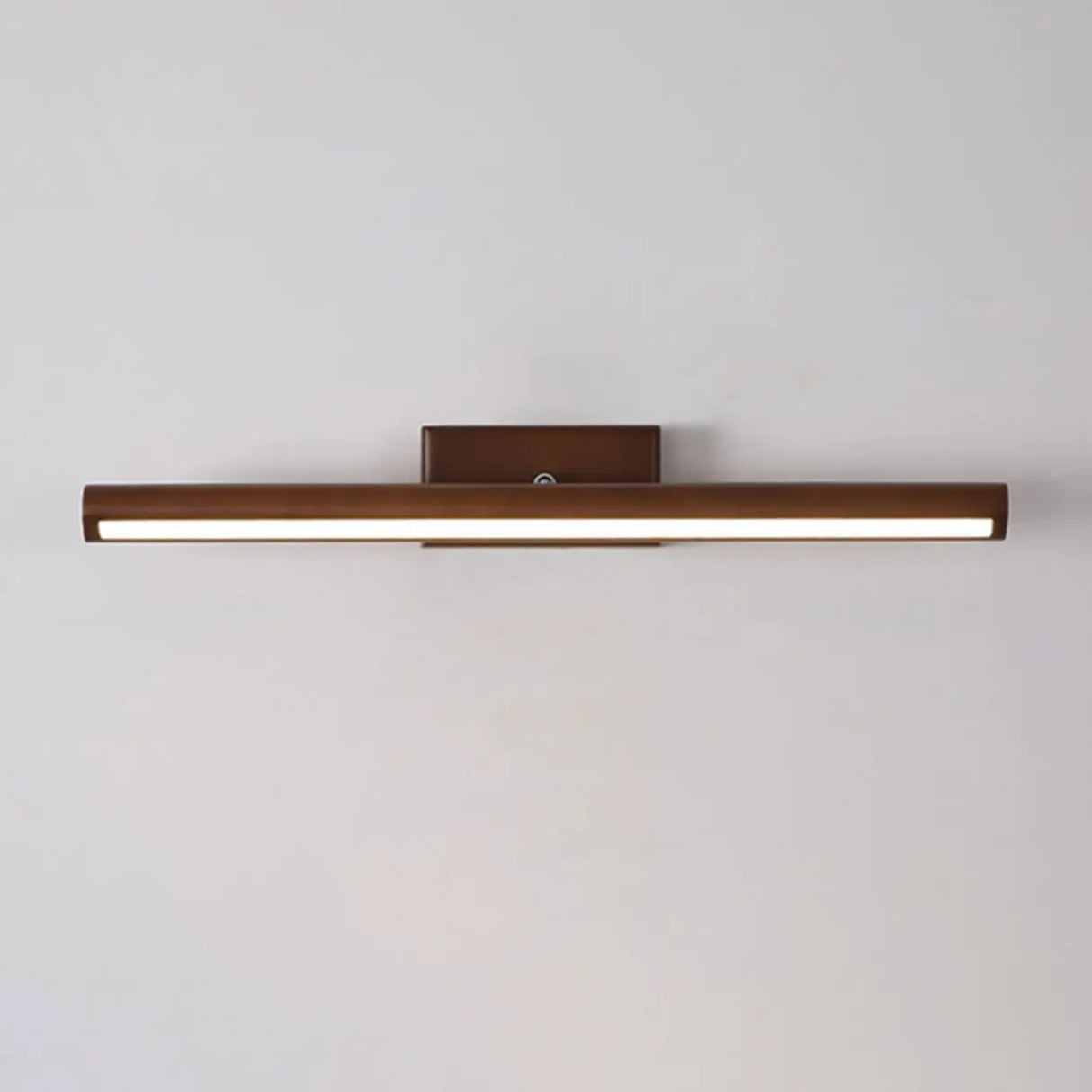 Modern Natural Wood Cylinder Vanity Light Fixtures Image - 13