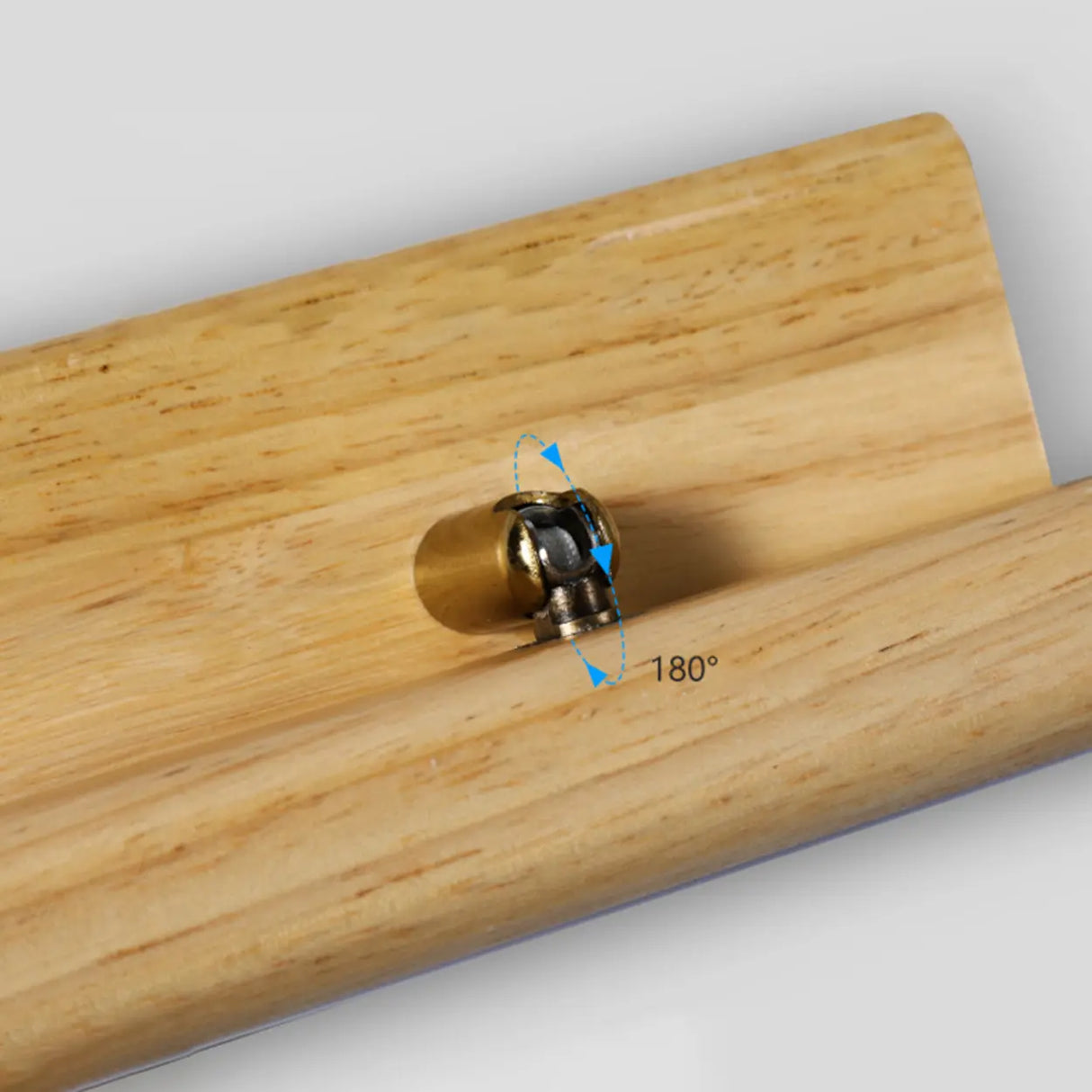 Modern Natural Wood Cylinder Vanity Light Fixtures Image - 19