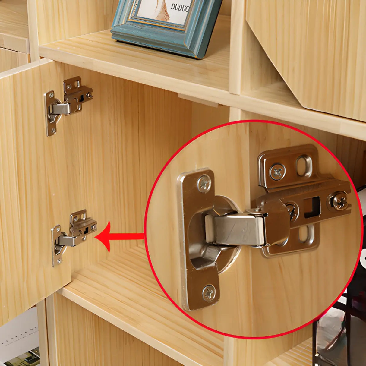 Modern Nordic Modular Solid Wood Storage Bookcases Image - 14