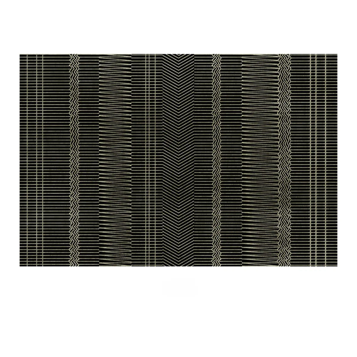 Modern Ombre Polka Dot Microfibre Black Area Rug Image - 7