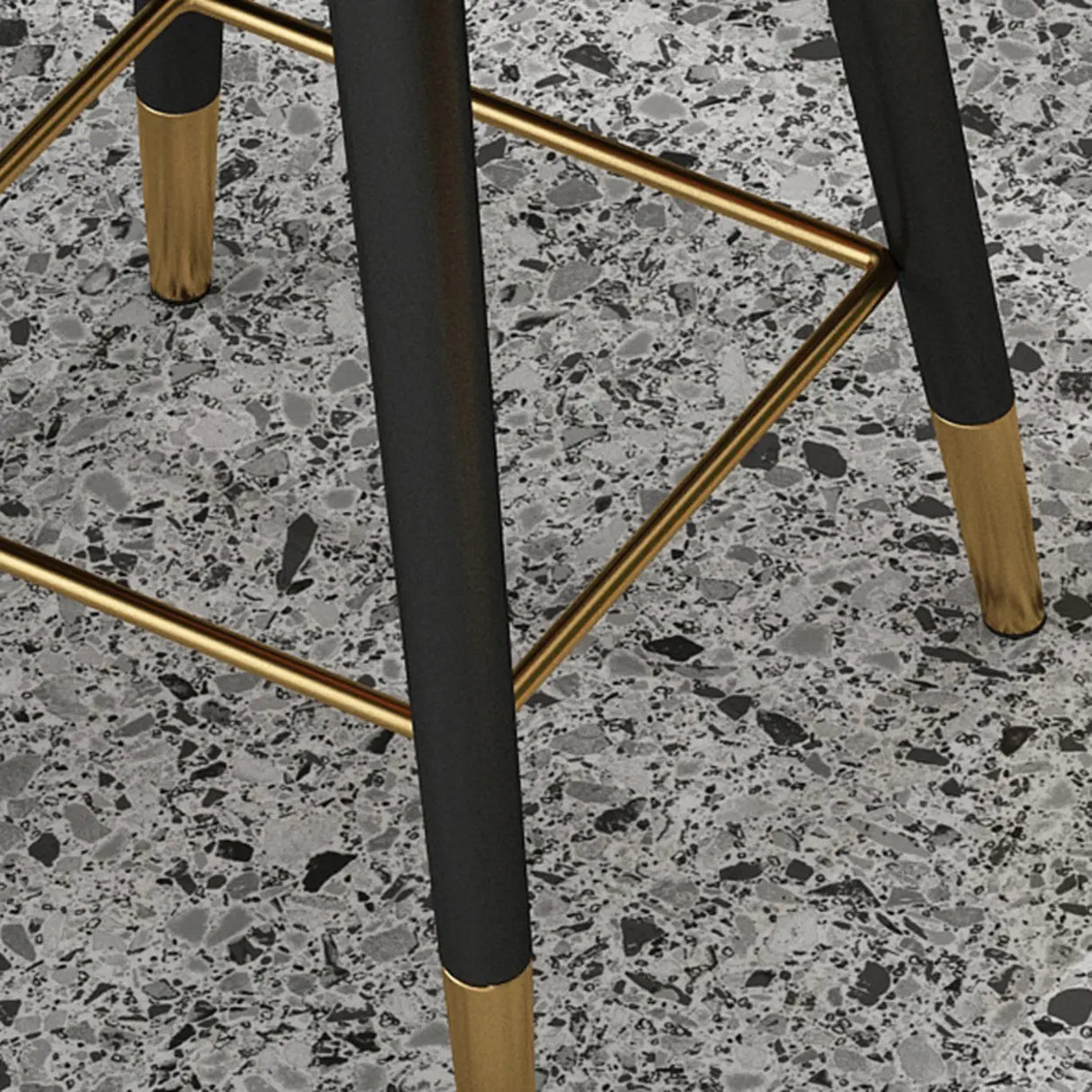 Modern Orange Swivel Leather Upholstered Bucket Bar Stool Image - 9