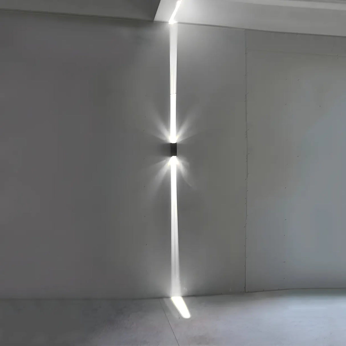 Modern Outdoor Waterproof Rectangle Up Down Wall Light Image - 2