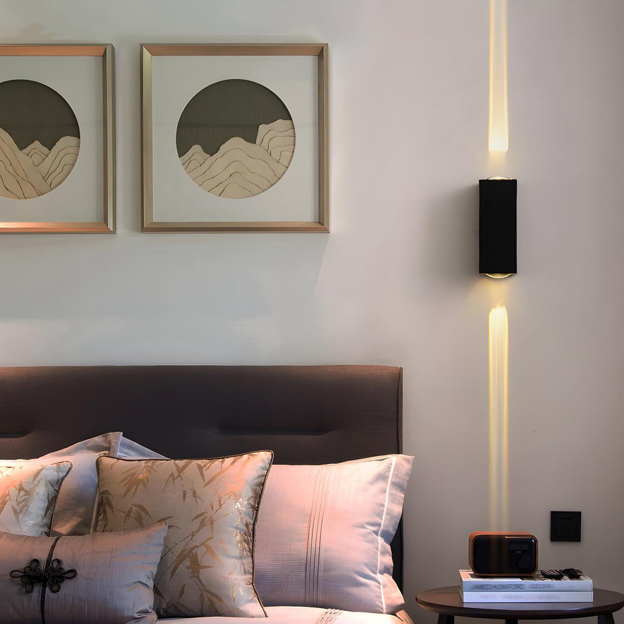 Modern Outdoor Waterproof Rectangle Up Down Wall Light Image - 6