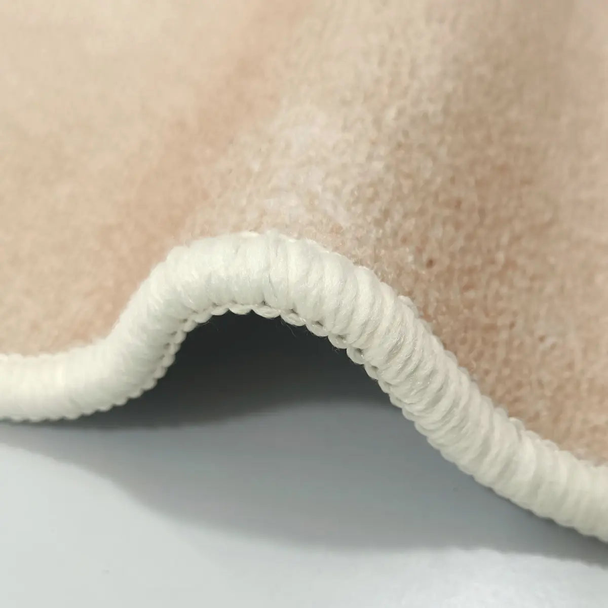 Modern Oval Abstract Polyester Apricot Area Rug Image - 13