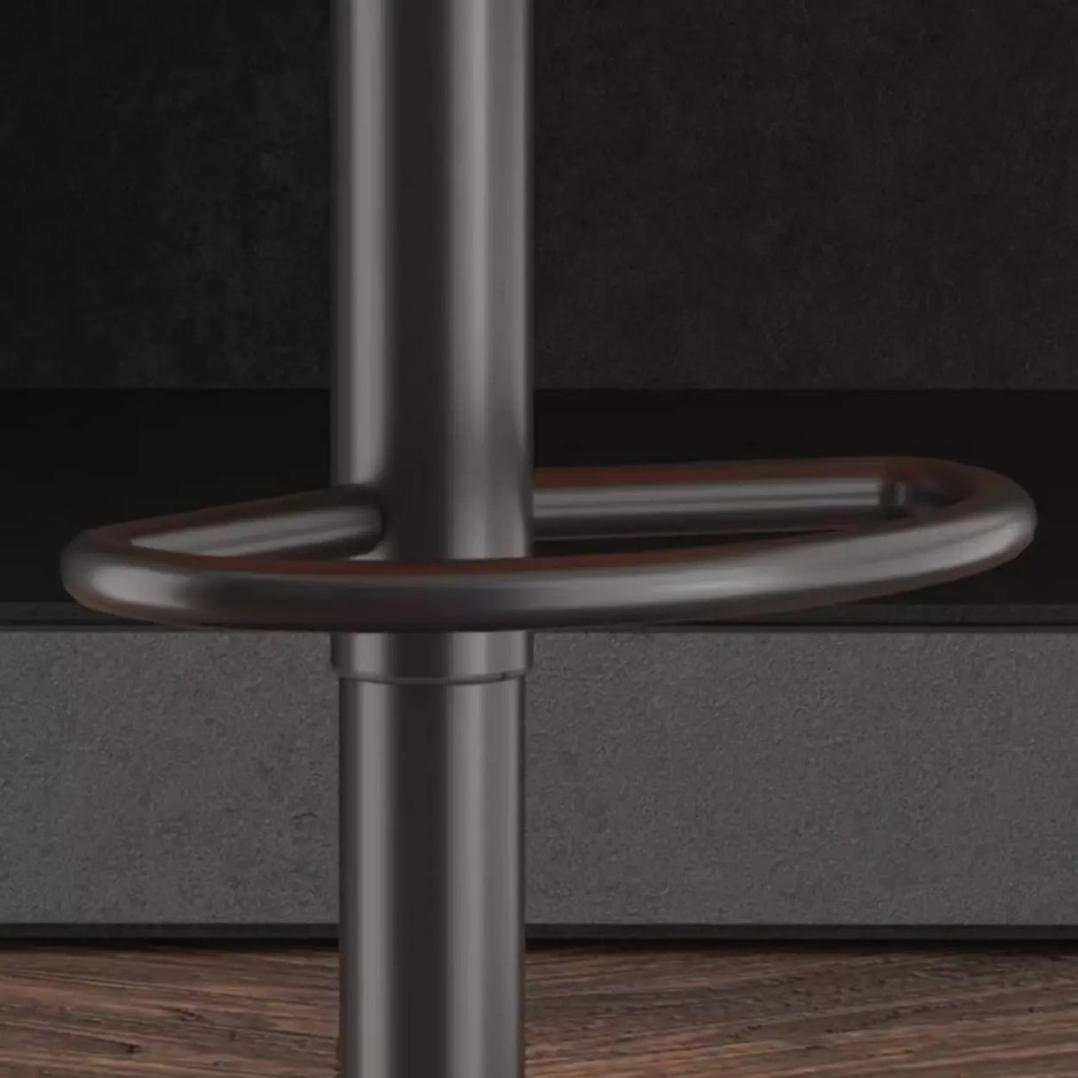 Modern Pneumatic Adjustable Swivel Bar Stool with Backrest Image - 10