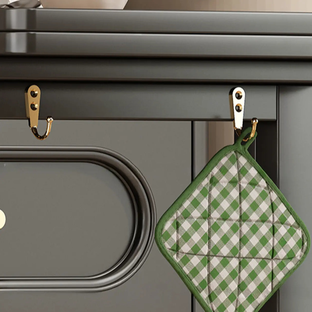 Modern Rattan Sideboard Cabinet with Storage Drawers Image - 6