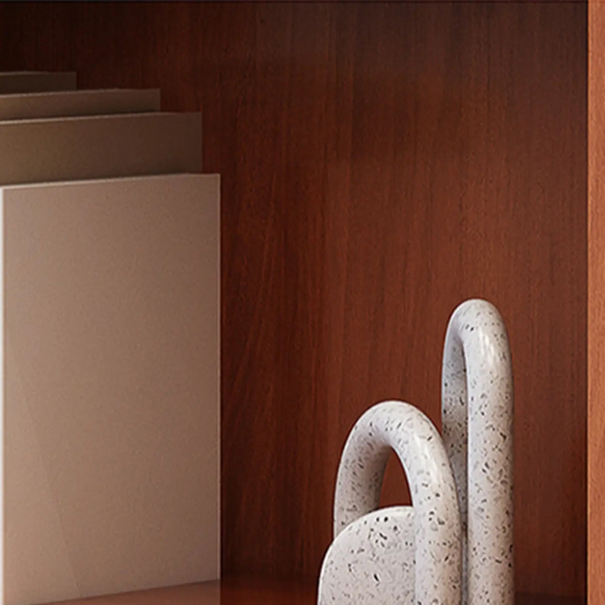 Modern Rectangle 5-Tier Vertical Storage Bookcases Image - 13