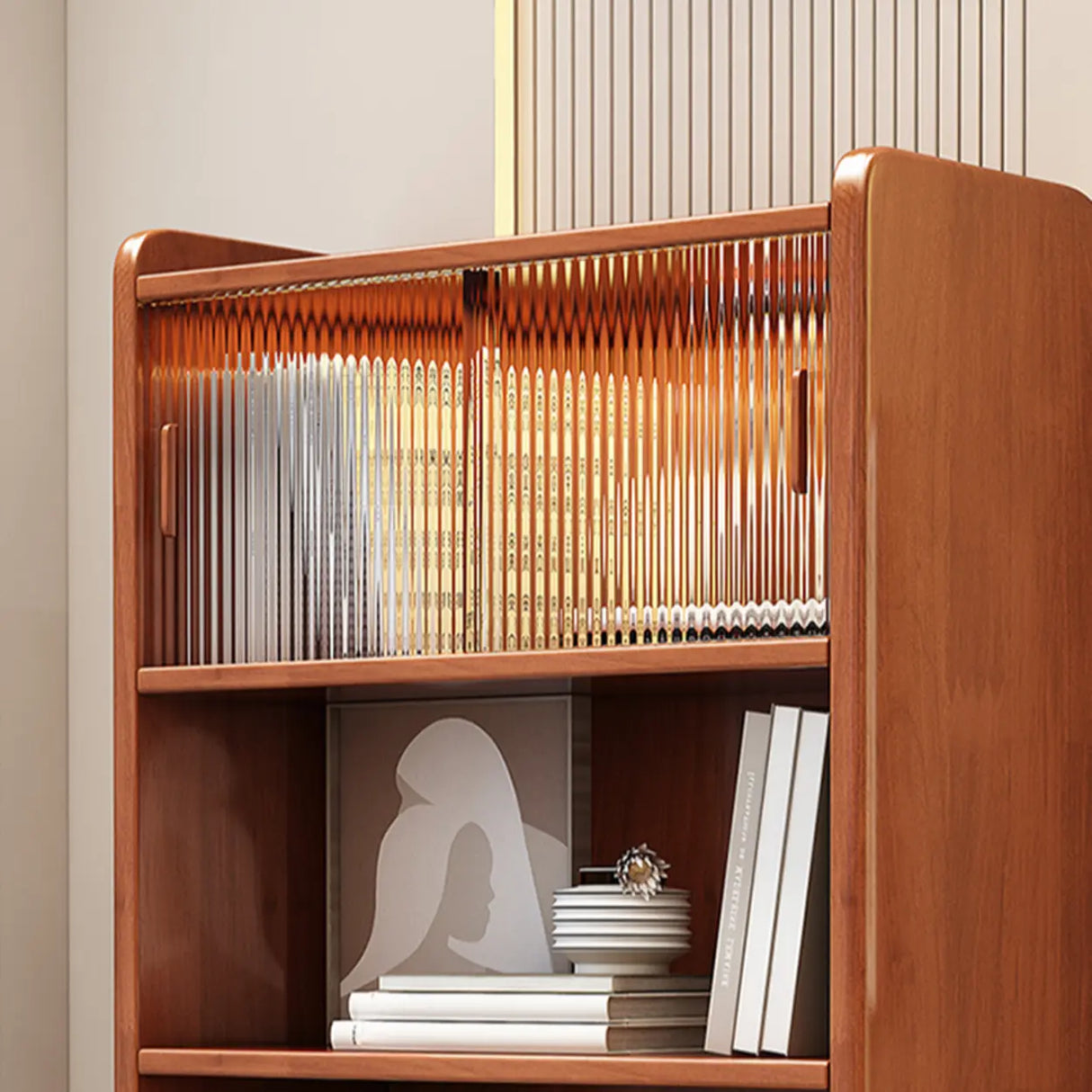 Modern Rectangle 5-Tier Vertical Storage Bookcases Image - 8