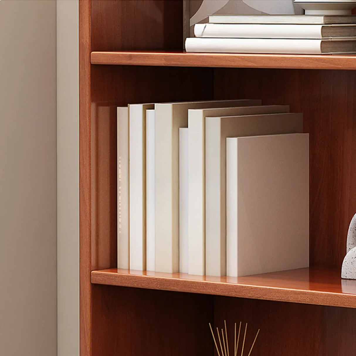 Modern Rectangle 5-Tier Vertical Storage Bookcases Image - 9