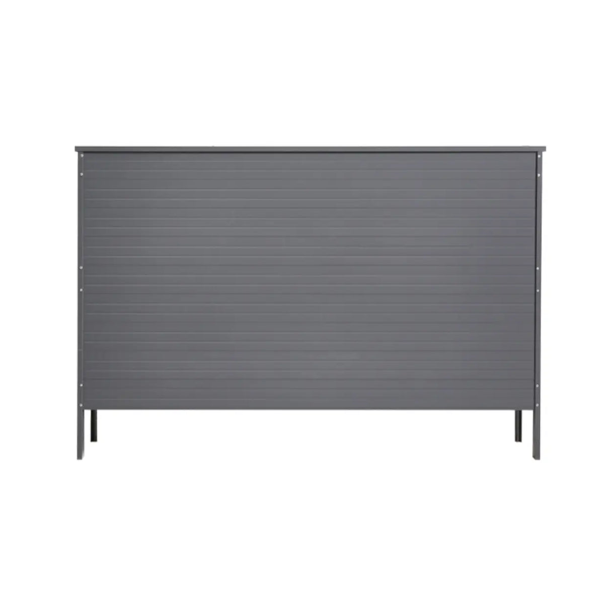 Modern Rectangle Wood Hallway Grey Large Shoe Cabinet Image - 10